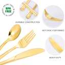 N9R 200PCS Plastic Silverware Set, Heavy Duty Spoons and Forks Silver Plastic Cutlery Including 100pcs Forks, 50pcs Spoons, 50pcs Knives, Disposable Silverware for Party,Wedding, and Everyday Use