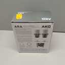 AKG Pro Audio Ara Professional USB-C Condenser Microphone, Dual Pattern Audio Capture Modes for Podcasting, Video Blogging, Gaming and Streaming, Blue & Silver