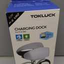 Controller Charging Dock for PS5 VR2, PSVR 2 Charging Station with VR Headset Holder Display Stand, PS VR2 Controller Charger for PSVR2 Accessories with Led Indicator, 2 Magnetic Clasp & Type-C Cable