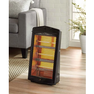 PELONIS QUARTZ RADIANT HEATER BLK