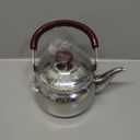 LIFKOME 0.5 QT Whistling Tea Kettle for Stove Top Stainless Steel Whistling Tea Pots Classic Stovetop Kettle