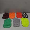 7 Pcs Dog Fleece Sweaters Dog Sweatshirt Winter Outfits Soft Fleece Puppy Sweater Outfits for Chihuahua Yorkshire Pets Cat(Solid,S(Neck: 8.27", Chest: 13.78", Back: 9.84"))