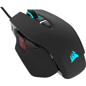 Corsair M65 RGB Elite  Wired FPS and MOBA Gaming Mouse  Adjustable Weight and Balance  Durable Aluminum Frame  18,000 DPI Optical Sensor , Black