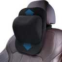 ZATOOTO Adjust Height Car Neck Pillow, Memory Foam Headrest Neck Support Pillow Adjustable Neck Pain Relieved Headrest Driving Seat Cervical Support