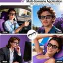 AI Smart Wireless Bluetooth Translation Glasses for Men/Women with Speakers/Bluetooth&140+ Languages Translation Sports/Travel/Drive/Busniess