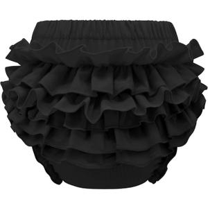 Olreco Baby Bloomers Diaper Covers for Girls Ruffle Bloomers for Toddler Girls Diaper Cover Baby Girl Shorts Infant Underwear, 6-12 Months