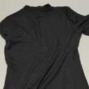 MANGOPOP Women's Mock Turtle Neck Bodysuit Short Sleeve Body Suits Basic T shirts Clothing Tops (01 Black) S