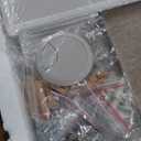 TIQLAB Standing Desk with Two Drawers, Stand Up Standing Desk Adjustable Height, Electric Sit Stand Table with Storage Shelf and Splice Board, 48 * 24 inch, Maple