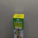 Bird Feeders for Outdoors (Green) Squirrel Proof Hanging Bird Feeder with Locking Lid & Adjustable Hanger, Chew-Proof, Weather Resistant 15 Inches 6 Port