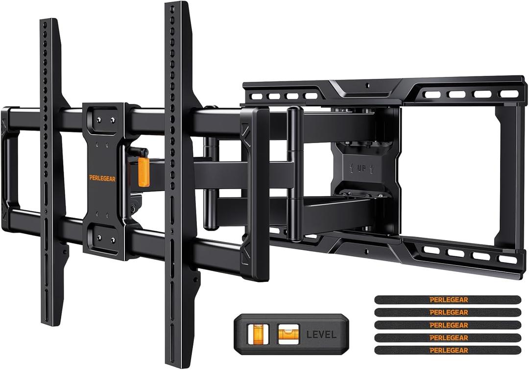 Perlegear Full Motion TV Wall Mount for 45–95 inch TVs up to 150 lbs