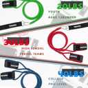 Baseball Softball Resistance Bands with Baseball Swing Trainer Band, Arm Strength Training Equipment Exercise for Flexibility and Throwing Velocity for Pitching Trainer