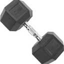CAP Barbell Coated Dumbbell Weight 60LBS 1 Pc
