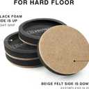 Felt Furniture Sliders for Hardwood Floors X-PROTECTOR 8 PCS 4 3/4 - Furniture Slider with Unique Design - Heavy-Duty Furniture Movers for Hard Surfaces - Felt Sliders - Move Your Furniture Easily!