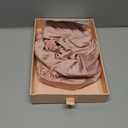 Clementine Mulberry Silk Sleep Mask | Full Blackout Contoured Eye Mask for Sleeping | Organic & Non-Toxic | Oversized Night Blindfold | Hypoallergenic & Frizz-Free Eye Cover for Deep Sleep (Champagne Sunset)