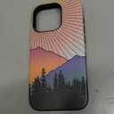 Casely iPhone 15 Pro Case | Golden Hour | Mountain Sunset Phone Case | Compatible with MagSafe and Action Button
