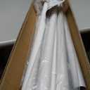 ALLZONE Tension Curtain Rod for Windows, 123 to 160 Inch, Heavy Duty Extra Long Curtain Rods, Non-Slip Bathroom Shower Tension Rod, Renter Friendly, Adjustable, Spring Loaded, White