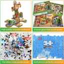 Jigsaw Puzzles for Adults 1000 Piece Puzzle for Adults 1000 Pieces Puzzle 1000 Pieces-Charming European Town with Cobblestone streetscape