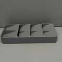 Joseph Joseph DrawerStore Compact Utensil Organizer For Kitchen Drawer Silverware, Flatware Tray, Grey (Large)