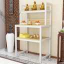 Home Altar Shelf Wooden Wall Shelf Item Locker Suitable for Your Spiritual Decoration (G 80 * 40 * 150CM) (F 80 * 50 * 150CM)