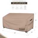 ULTCOVER Patio Furniture Sofa Cover 60W x 35D x 35H inch Waterproof Outdoor 2-Seater Loveseat Cover