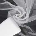 Timgle Tulle Fabric Rolls Bulk 54 Inch by 100 Yards (300 Ft) Tulle Ribbon Netting Fabric Spool Bolt for DIY Crafts Tutu Skirt Christmas Baby Shower Birthday Party Wedding Decorations(White)