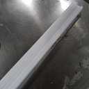 DEZ FURNISHINGS Cordless 1" Light Filtering Pleated Shade, Fabric, 71" W x 48" H, White