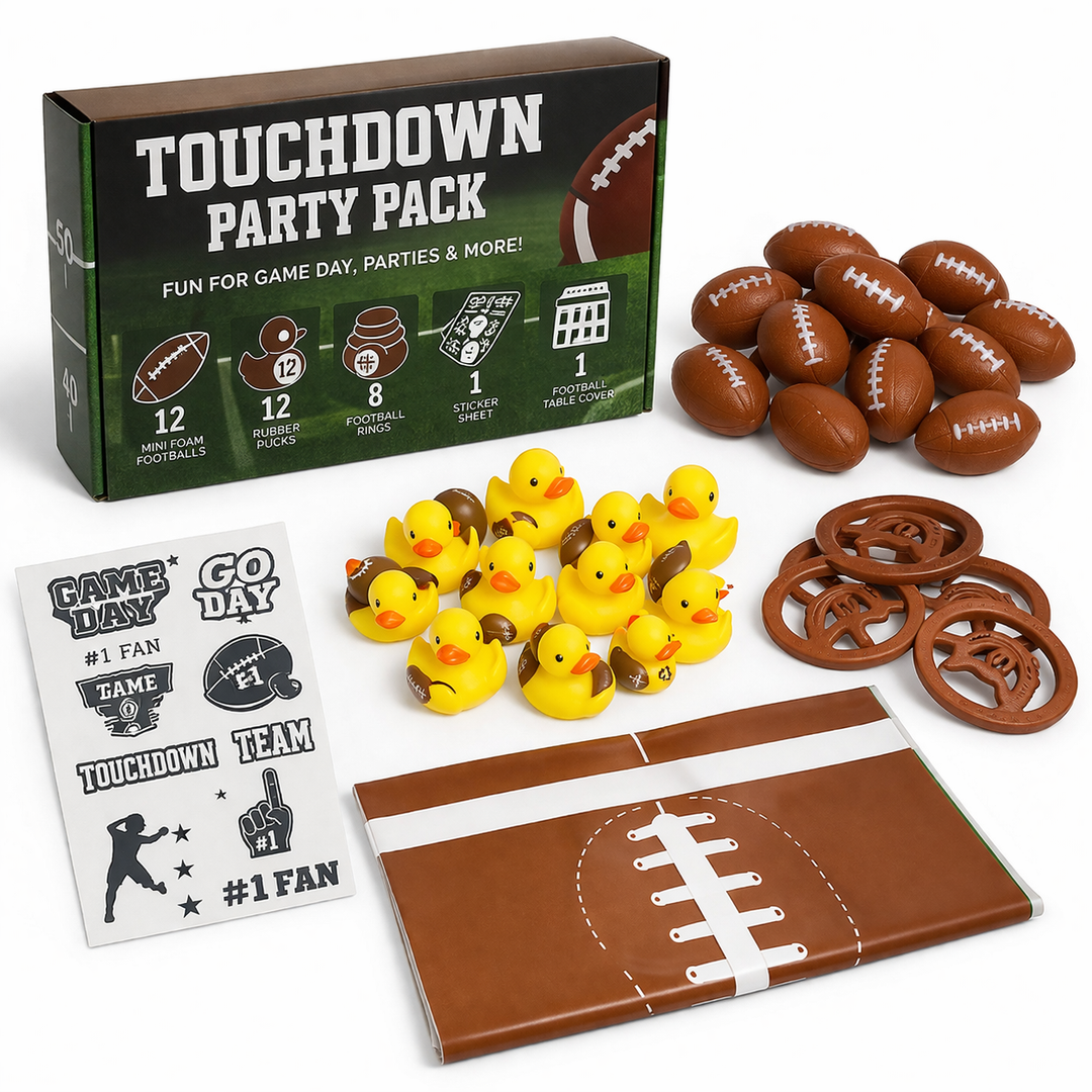 Teyva Daily 75 Pack Football Party Suppliers