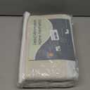 Beige Cream Linen Blackout Curtains 96 Inch Length 2 Panels Set for Living Room Bedroom Thermal Noise Reduction 100% Black Out Linen Drapes Room Darkening Window Curtains 96 Inches Long Back Tab