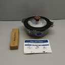 VINCHEF Nonstick Stockpot With Lid 4 Quart, Large Saucepan with Stay Cool Handle, Deep Kitchen Cooking Pot Induction Stock Pots, Dishwasher Safe, Compatible for All Stove Top, PFAS/PFOA Free Black