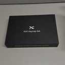 HITIME x XVX Kanagawa Keycaps 60 75 100 Percent - Shine Through Keycaps w/IMD Tech, for Mechanical Keyboards, Full 118 Key Set, OEM Profile, Lines Backlit, Side Printed - Black