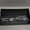 NATURE'S SOURCE 2 Pack Under Sink Organizer 2 Tier Sliding Cabinet Organizers Multi-Purpose Sink Storage Basket L-Shape Narrow Space Storage Shelves with 4 Hook for Kitchen Bathroom Drawer, Black