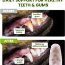 Dog Teeth Cleaning Wipes, Fresh Breath Pet Dental Finger Wipes for Dogs & Cats, Dog Dental Wipes Teeth Wipes, Lick-Safe Pet Toothbrus for Easy Removal of Tartar Buildup, Unscented - 50 PCS