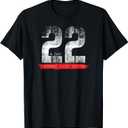 22 A Day Veteran Lives Matter Suicide Awareness T-Shirt T-Shirt (Gray, XXL)