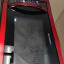 Farberware 1.1 Cu. Ft. Countertop Microwave Oven  1000 Watts Power, Auto Cook Settings, Defrost, Easy Clean and Child Safety Lock - Metallic Red