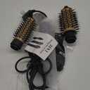 3 in 1 Rotating Hair Dryer Brush Spinning with Detachable Brush(2" & 1.5"),3 Heats and 2 Speeds Rotating Hot Air Brush for Curl,Straight