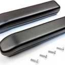 Arm Rest for Electric Mobility Scooters,10" Polyurethane Armrest Pad,W/Hardware,3-1/2" & 5-1/2" Hole Spacing,for Go-Go, Jazzy, Pride Electric Scooter,ARM153519,1Pr Black, pack Of 2