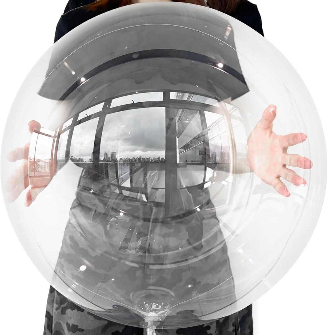 36 Inch Bobo Balloons Transparent Clear Bubble Balloons for Stuffing with Helium, 12 Pcs Large Balloon for DIY Party Decor, Birthday, Wedding, Baby Shower, Anniversary, Indoor Outdoor Celebration