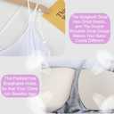 Camisole Tops for Women Built in Bra Soft Modal (White, S)