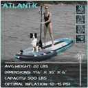 UPWELL 10'6"/11'/11'6" Inflatable Paddle Board, Stand Up Paddlboard for Youth & Adults, Stable Design, Premium SUP Accessories, Backpack, Leash, Hand Pump, Fins