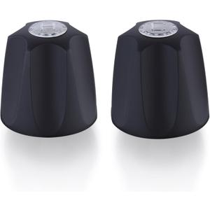 Shower Knob Replacement Compatible with Price Pfister Contessa & Windsor Tub and Shower Faucet Shower Knobs, Shower Knobs 2 Piece Replacement for Pfister Shower Handle Replacement (Matte Black)