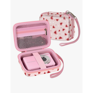 Digital Camera Case for CAMKORY for Kodak Pixpro for VAHOIALD FHD 1080P for QUOLODOO for Fleafer for Polaroid for Canon Small Cameras Holder Bag(Box Only) Light Pink