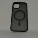 SUPFINE Magnetic for iPhone 14 Case & iPhone 13 Case (Compatible with MagSafe)(Military Grade Drop Protection) Translucent Matte Shockproof Phone Cover,Black