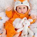 Aori Baby Dolls - 17 Inch Real Life Doll with Ultra Soft Body & Fox Outfits for Girls 3+ | Pretend Play, Adoption Day, Photography Prop, Collectible