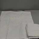 Elife 18x18 Soft Canvas Christmas Winter Snowflake Style Cotton Linen Embroidery Throw Pillows Covers w/Invisible Zipper for Bed Sofa Cushion Pillowcases for Kids Bedding (1 Pair, White)