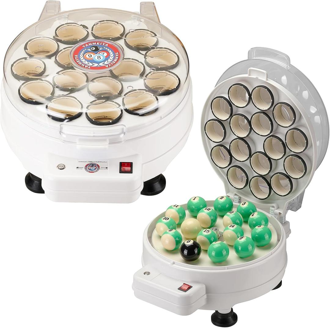 Billiard Ball Cleaner Polisher 260W Pool Ball Cleaner Machine 110V Pool Pall Polisher