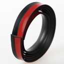 Trimold Carpet to Tile Floor Transition Strip, Black Self-Adhesive Threshold Edging Trim (Length 5m, Cover Thickness Within 5mm)