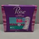 Poise Ultra Thin Incontinence Pads & Postpartum Pads for Bladder Leaks, 3 Drop Light Absorbency, Regular Length, 144 Count