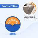 3 x Dishwasher Clean Dirty Sign,Dishwasher Magnet Clean Dirty Sign,Strong-Magnet Non-Scratch Clean-Dirty-Magnets for Dishwashers,Rotary Button,Easy to Read & Slide,Kitchen Decor