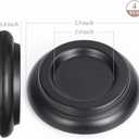 Piano Caster Cups Upright Piano Caster Cups Wood coasters Cups, Black