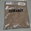 COOFANDY Men's Henley Shirts Short Sleeve Casual Tee Summer Button Henley Soild T Shirts (Black)